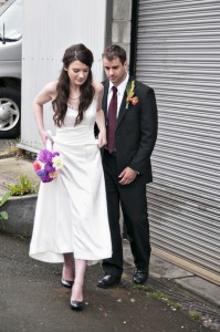Styled Shoot, Industrial Area, Bride, Groom