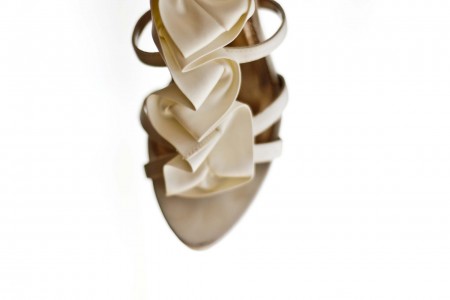 white ruffle