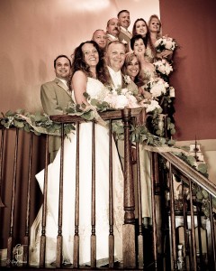 staircase gathering