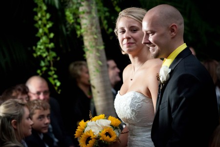 Bride,Groom,Guests,Wedding Dress,Tuxedo,Flowers