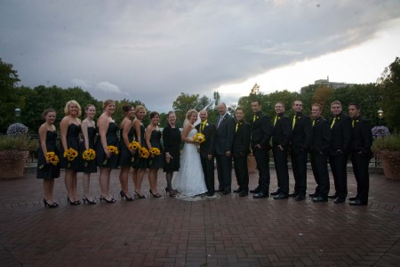 Bride,Groom,Maid of Honor,Best Man,Bridesmaids,Groomsmen,Wedding Dress,Tuxedo,Bridesmaid dress,Flowers