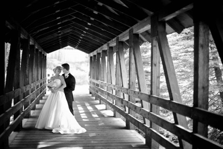 bride, groom, outdoors