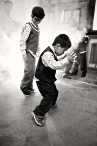 Break dancers