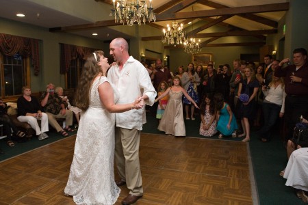 bride & groom, first dance