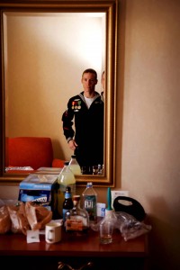 the mirror