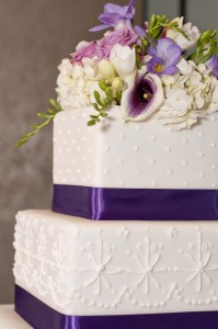 purple ribbons